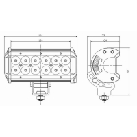 Cree led light bar / verstraler 36watt 36W